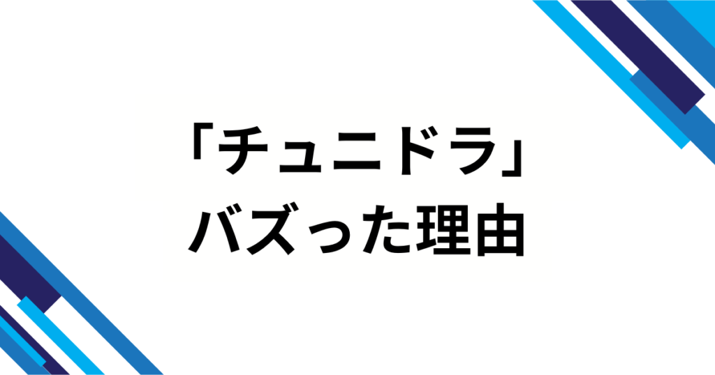 「チュニドラ」の元ネタとは？なんG発・暗号化スラングの誕生背景と拡散の流れを解説！_理由01